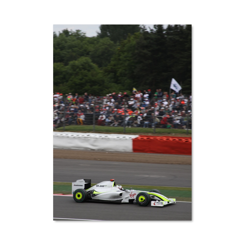 Poster Brawn de bgp – affiche Voitures de Formule 1